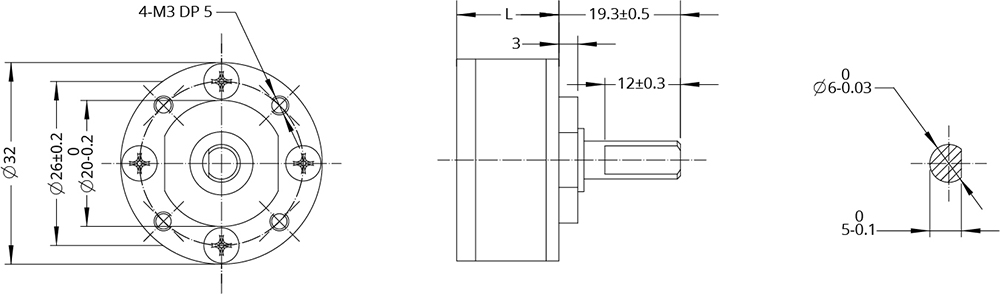 Planetary Gearbox Dimensional